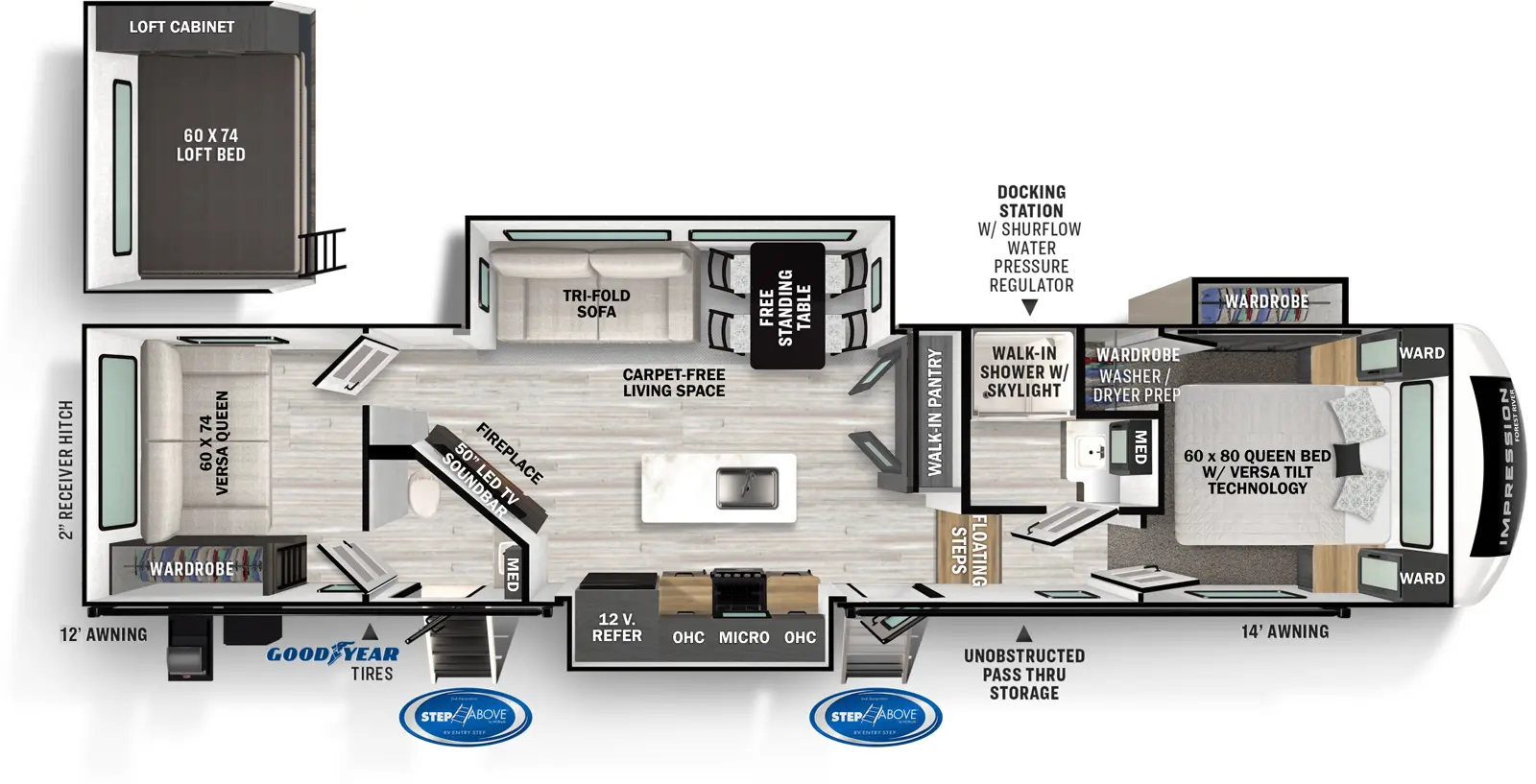 Impression 330BH Floorplan